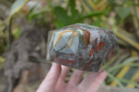 Polished Conglomerate Bloodstone Prism x 1 From Swaziland