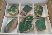 Natural Botryoidal Specimens x 6 From Kolwezi, Congo