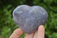 Polished Lepidolite With Rubellite Hearts x 6 From Madagascar