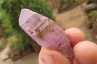 Natural Smokey Amethyst Crystals x 20 From Chiredzi, Zimbabwe