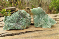 Natural Jade Cobbed Specimens x 24 From Swaziland