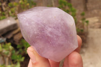 Polished Amethyst Crystals x 2 From Madagascar