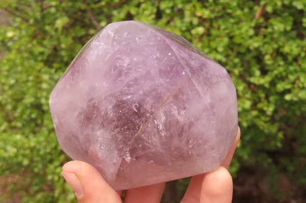 Polished Amethyst Crystals x 2 From Madagascar