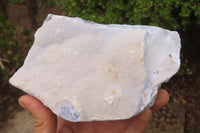 Natural Crystalline Blue Lace Agate Specimen x 1 From Namibia