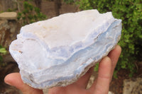 Natural Crystalline Blue Lace Agate Specimen x 1 From Namibia