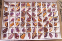 Natural Amethystos Amethyst Specimens x 70 From Kwaggafontein, South Africa