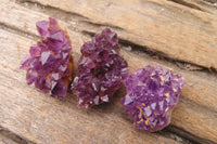 Natural Amethystos Amethyst Specimens x 70 From Kwaggafontein, South Africa