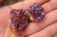 Natural Amethystos Amethyst Specimens x 70 From Kwaggafontein, South Africa