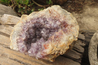 Natural Zululand Amethyst Geodes x 1 From Jozini, South Africa