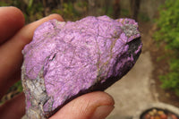 Natural Metallic Purpurite Cobbed Specimens x 12 From Erongo, Namibia