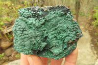 Natural Crystalline Malachite Specimens x 6 From Kasompe, Congo