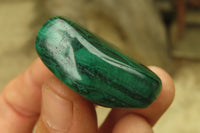 Polished Flower Banded Malachite Free Forms x 35 From Congo