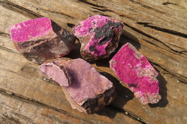 Natural Salrose Cobaltion Dolomite Specimens x 12 From Kakanda, Congo