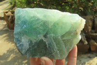 Natural Watermelon Fluorite Cobbed Specimens x 3 From Uis, Namibia