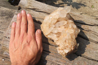 Natural Clear Quartz Cluster x 1 From Madagascar