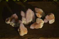 Natural Ametrine Spirit Quartz Clusters x 6 From Boekenhouthoek, South Africa