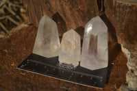 Polished Clear Optic Quartz Points x 21 From, Madagascar