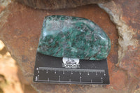 Polished Emeralds In Matrix Standing Free Forms x 6 From Sandawana, Zimbabwe