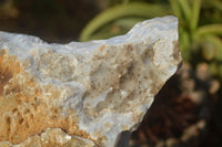 Natural Crystalline Blue Lace Agate Plates x 2 From Namibia