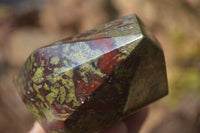 Polished Bastite Dragon Bloodstone Points x 2 From South Africa