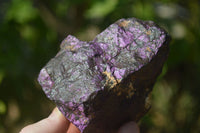 Natural Metallic Purpurite Cobbed Specimens x 5 From Erongo, Namibia