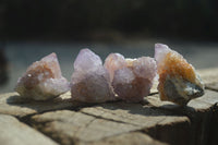 Natural Ametrine Spirit Quartz Clusters x 35 From Boekenhouthoek, South Africa