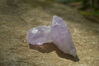 Natural Jacaranda Amethyst Crystals x 20 From Zambia