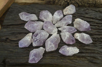 Natural Jacaranda Amethyst Crystals x 20 From Zambia