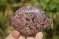 Polished Rhodonite Free Forms x 6 From Zimbabwe