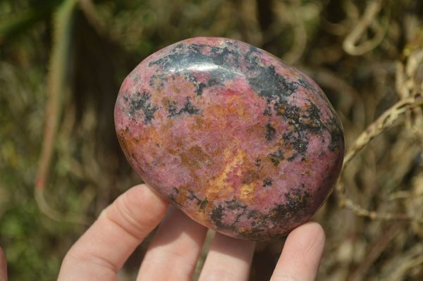 Polished Rhodonite Free Forms x 6 From Zimbabwe