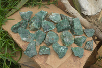 Natural Jade Cobbed Specimens x 35 From Swaziland