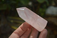 Polished Rose Quartz Points x 12 From Madagascar