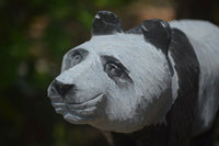 Polished Wonder Stone Panda Carving x 1 From Zimbabwe