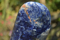 Polished Sodalite Standing Free Forms x 3 From Kunene River, Namibia