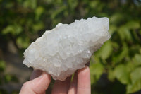 Natural Drusy Quartz Coated Calcite Pseudomorph Specimens x 6 From Lesotho