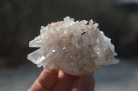 Natural Clear Quartz Crystal Clusters x 24 From Madagascar