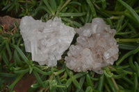 Natural Clear Quartz Crystal Clusters x 24 From Madagascar