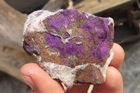 Natural Metallic Purpurite Cobbed Specimens x 12 From Erongo, Namibia