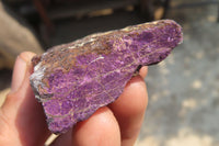 Natural Metallic Purpurite Cobbed Specimens x 12 From Erongo, Namibia