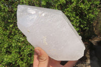 Natural Etched Clear Quartz Crystal Specimens x 2 From Madagascar