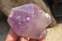 Natural Window Amethyst Quartz Crystals x 4 From Madagascar