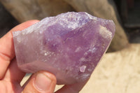 Natural Window Amethyst Quartz Crystals x 4 From Madagascar