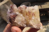 Natural Hematoid Quartz Crystals x 12 From Karoi, Zimbabwe