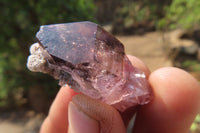 Natural Smokey Amethyst Crystals x 20 From Chiredzi, Zimbabwe