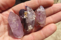 Natural Smokey Amethyst Crystals x 20 From Chiredzi, Zimbabwe