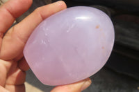 Polished Blue Rose Quartz Standing Free Forms x 3 From Madagascar