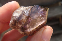 Natural Smokey Amethyst Crystals x 20 From Chiredzi, Zimbabwe