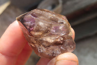 Natural Smokey Amethyst Crystals x 20 From Chiredzi, Zimbabwe