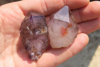 Natural Smokey Amethyst Crystals x 20 From Chiredzi, Zimbabwe