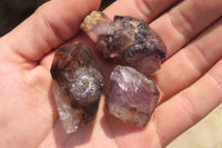 Natural Smokey Amethyst Crystals x 20 From Chiredzi, Zimbabwe